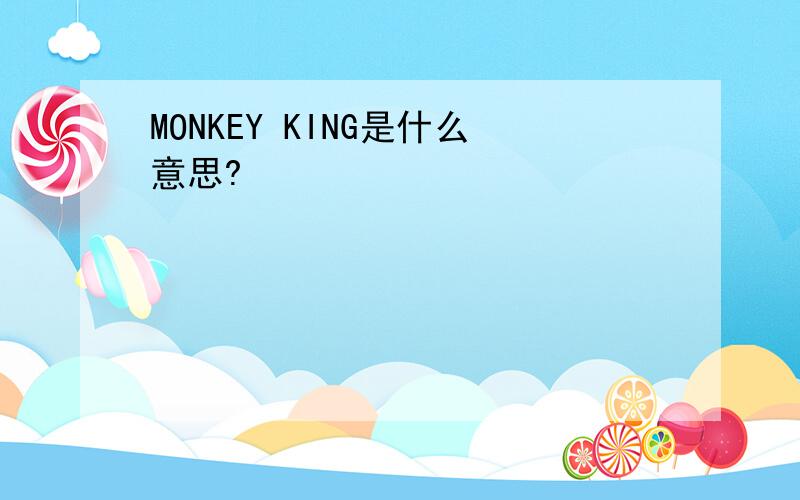 MONKEY KING是什么意思?